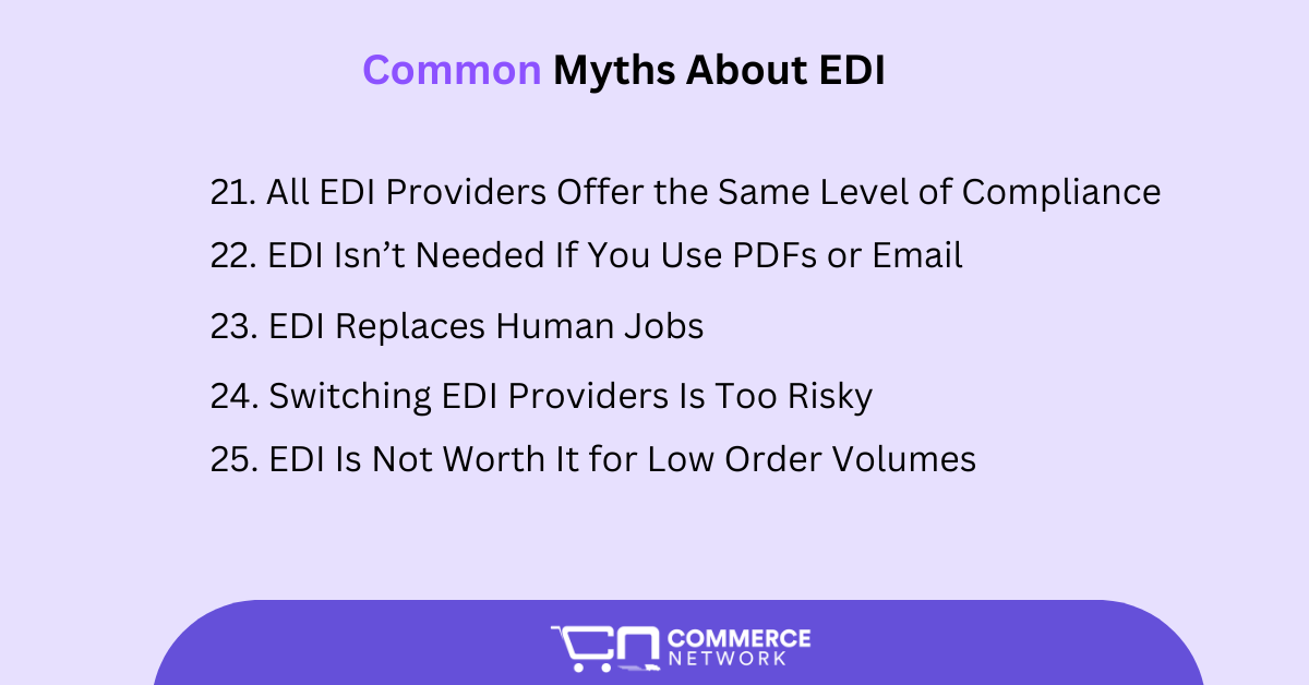 common myths about EDI